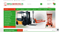 Desktop Screenshot of bertolamachinetool.com